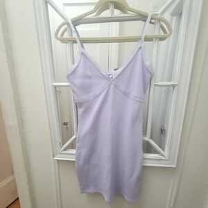 H&M Y2K Lace Camisole Lavender Strappy Dress EUC S Sexy Ciachella Festival Party